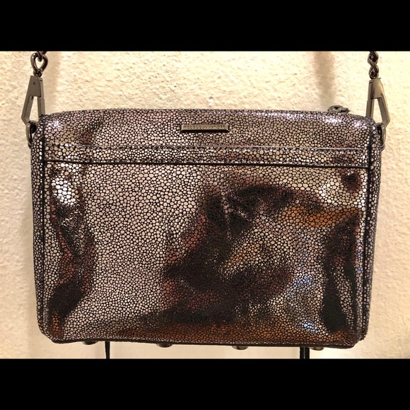 Rebecca Minkoff Gunmetal Mini M.A.C. Crossbody Bag - Picture 3 of 4